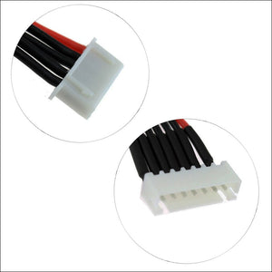 10PCS Lipo Battery Balance Charger Cable 11CM 2S 3S 4S 5S 6S 22AWG Cable Soft Silicon Wire Plug For IMAX B3 B6