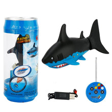 3CH Mini RC Shark With Canned Boxes Submarine Fish Boat Water Radio Remote Control Cute Electronic Toy Best Gift For Children