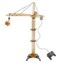50 inch Tall Wired Remote Control Crawler Crane Toy Bucket Lift Up Construction Activity Playset Childern toys Educational dolls