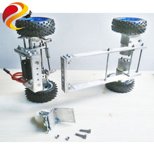 Metal Chassis Frame, Steering Engine Steering Robot Car Chassis , Obstacle Avoidance , Velocity ,Universal Wheel