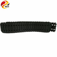 DOIT Shock Absorpber Tracks Plastic Caterpillar Crawler Chain Conveyor Belt for Robot Tank Chassis Engineering Plastic Tracks