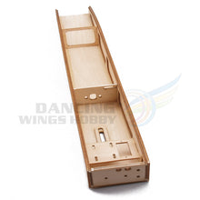 RC Speed Boat 495mm Wooden Sponson Outrigger Shrimp Racing Boat Model Building Kits Radio Remote Control Speedboat