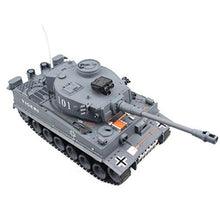 RC Tank German Tiger 101 Large Can Launch Bullet Military Tank 1:20 Over Size Simulation Tank Children's Toys Model Gifts