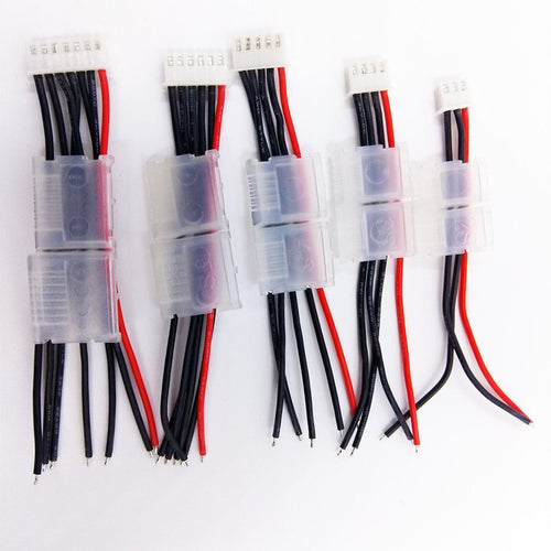 Lipo Battery Balance Cable Wire w Lock 2s 3s 4s 5s 6s Imax B6 Connector 100mm 22AWG Diameter 0.08 up to 200 Degree Super Soft