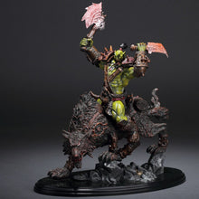 Wow Raider Riding Wolf Orcus Action Figure Statue Toy Anime Figure Collectible Model Toy Doll Robot Figure Kit Block