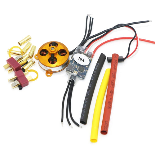 A 2204 A2204 7.5A 1400KV 50W SP Micro Brushless Motor W/ Mount + 10A ESC For RC Aircraft/KK copter Quadcopter UFO