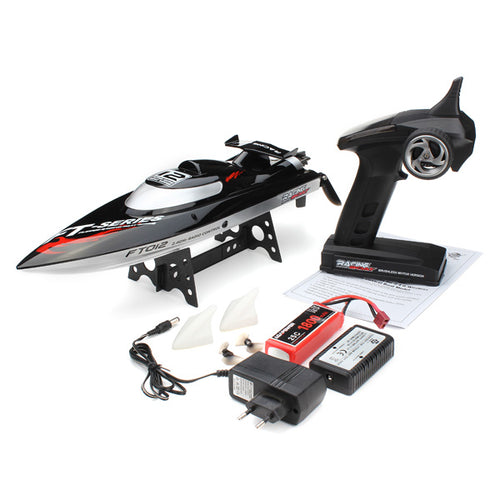 45KM/H,Free Shipping Hot Sale 100% Original FT012 Upgraded FT009 2.4G Brushless RC Boat remote control boats for kid toys