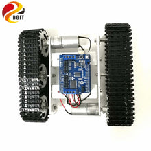 Mini T100 Crawler Metal Tank Robot Chassis with Arduino Wireless WiFi Controller Kit for Modification RC Toy by APP Phone