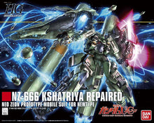 Original Gundam HG 1/144 Model NZ-666 KSHATRIYA Repaired UNICORN GUNDAM Mobile Suit Kids Toys With Holder