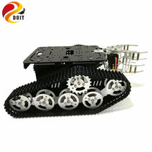 DOIT Tank Chassis with Mechanical Claw, Tracked Chassis with Gripper, Tracked Vehicles, Tank Robot,RC Tank for DIY Robot Project