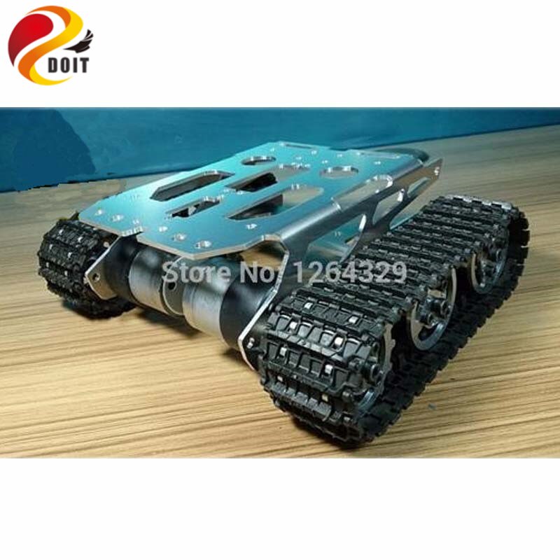 Official DOIT Tank Car Chassis Crawler for DIY / Full Metal Structure,Wheel Gear/ Toy Robot