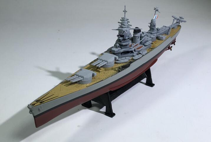 rare Special Offer 1:1250 French Navy Dunker Battle cruiser warship Alloy Collection