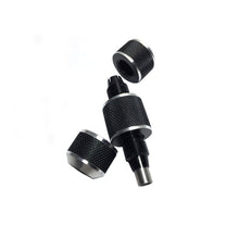 Black New Aluminum Two side Auto Lock Tattoo Grips 1" (25*63mm) for Liner shader Tattoo Machine guns ink needle supplies