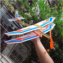 Tensible motor Airplane Inertial Foam Glider Aircraft Toy PBiplane Model Outdoor Toy Educational Toys