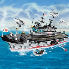 mylb new Military War Coastline Dispute Boat Military Battle Sea Force Overload Tank Army Soldiers Figures Building Brick Toys