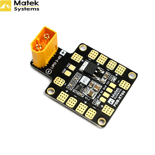 1pcs 3A PDB Distribution Module XT60 with Double BEC 5V/12V for FPV drone