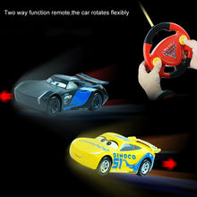 Original Disney Pixar Cars 22cm Remote Control Lighting McQueen Cars Jackson Storm Car Cruz Ramirez for Toys Kids Birthdays Gift