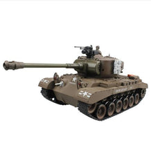 RC Tank US M26 15 Channel 1/20 Pershing Snow Leopard Main Battle Tank Model With Shoot Bullet Hobby Toys