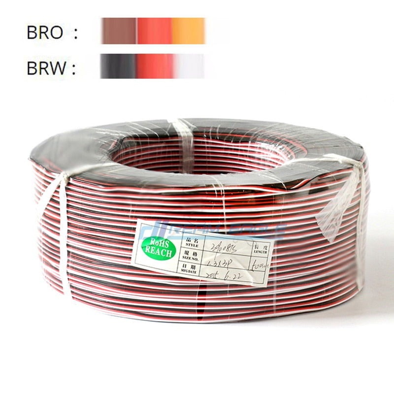 Servo extension cable 5/10M 22/26AWG wire extended wiring 30/60 cores cord lead for RC helicopter drone cars