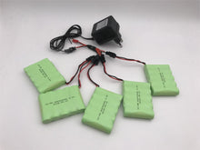 6v 2400mah AA NI-MH Battery with charger High capacity electric toy battery Remote car ship robot rechargeable 6 v 2400 mah