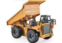 Huina 1540 RC Truck 2.4G 6 Channel Remote Control 540 Metal Dump Truck 4 Wheel Realistic Machine toys