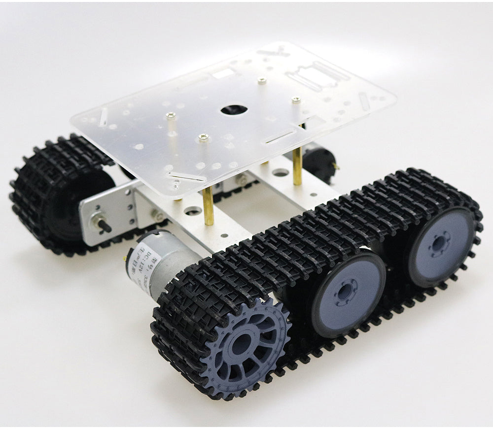 RC Metal Robot Tank Chassis mini TP100 Crawler Caterpillar Tracked Vehicle with Plastic Track for Arduino diy educational kit