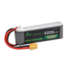 Limskey Power Brand New Lipo Battery 11.1V 2200 mAh 30C MAX 60C 3S T Plug for RC Car Airplane T-REX 450 Helicopter Part 2PCS/LOT