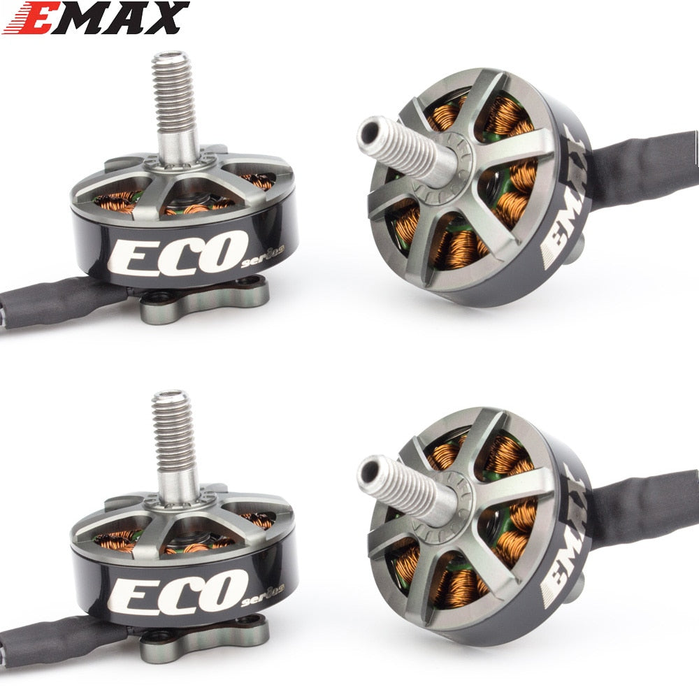 1PCS/2PCS/4PCS Emax ECO Series 2306 6S 1700KV 4S 2400KV Brushless Motor For RC Models Spare Part DIY Accessories