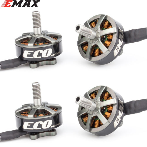 1PCS/2PCS/4PCS Emax ECO Series 2306 6S 1700KV 4S 2400KV Brushless Motor For RC Models Spare Part DIY Accessories