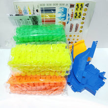 New Generation 2.4Ghz Mini RC Toys Car with Magical Track Soft Block Trail Race Game Flash LED Light 1:64 Remote Control Vehicle