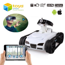 Mini Remote Control Toys Wifi Robot Camera RC Tank APP Real-time Controlled by IOS Android Smart Device for Children Kis Gifts