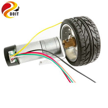 DOIT One Set Accessory for Robot Car Chassis with 25mm Motor+30mm Length Copper Coupling+65mm Width Wheel+Motor Bracket+Screw