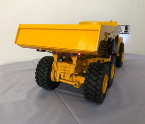 1/14 Rc Toy Articulated Dump Truck Hydraulic Dump Construction Vehicle Child Boy Christmas Gifts