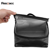 Upgraded Realacc Fireproof Waterproof Lipo Battery Safety Bag Handbag Soft Suitcase With Luminous Handle Boxes for RC Battery