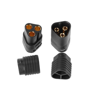 1 Pair MT60 3.5mm 3 Pole Bullet Connector Plug Male & Female For RC ESC to Motor JUN5-A