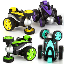 Wireless RC Car Tumbling Stunt Dump Truck Remote Control Toys Electric 360 Degree Rotating Stunt RC Cars For Boys Children