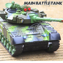 Children Day Gift Fighting Battle Tanks 2.4G 10 Channel RC Infrared Shooting Tank Electric Toy Army Vehicle Big War Tank Present