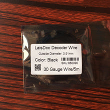 5 meter 10 Color LaisDcc Multistrand Ultra Fine Ultra Flexible Decoder Wire with 0.51mm Outside Diameter/LaisDcc Brand