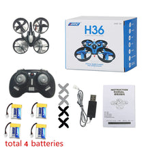 Newest Mini Drone JJRC H36 6 Axis RC Micro Quadcopters With Headless Mode Drones One Key Return RC Helicopter Vs JJRC H8 Dron