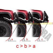 INJORA Adjustable Metal Front Bumper for 1/10 RC Crawler Traxxas TRX4 Defender Axial SCX10 SCX10 II 90046 90047