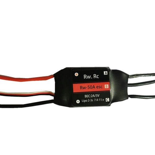 RW.RC Brushless ESC 30A/50A/70a/125a /200a with reversing For RC car RC boat