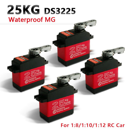 4XDS3225 update servo 25kg full metal gear digital servo baja servo Waterproof servo for baja cars + Free Shipping