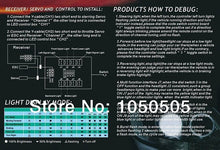 Low Price! 3Racing 12 LED Multi-color Flashing Light System for RC Car kit. Wholesale - Free shiping!!