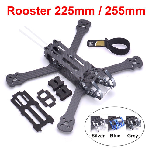 Rooster 5 inch 230 225mm / 6 inch 255mm FPV Racing Drone Quadcopter Frame FPV Freestyle Frame For Chameleon QAV-R