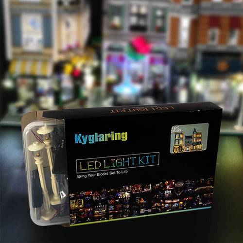 LED Light Kit (only light included) for 10255 Compatible with 15019 City The Assembly Square Set CREATOR EXPERT