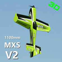 FMS 1100MM 1.1M MXS V2 Green 4CH 3S Durable EPO Aerobatic 3D PNP RC Airplane Radio Control Hobby Model Plane Aircraft Sports