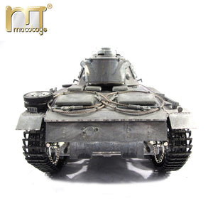 MATO 1 16 Complete all Metal Tank German Panzer III 2.4G Mato Toys RC Tank model airsoft recoil barrel RTR version military