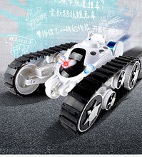 2017 360 degree flip multifunction stunt Car remote control tanks RC cross-country Caterpillar tank as boy festival gift
