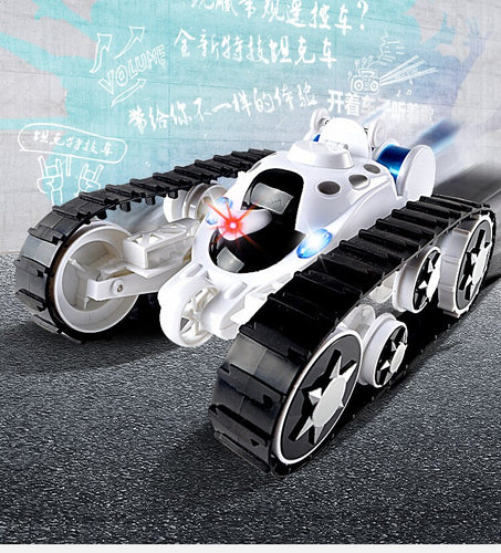 2017 360 degree flip multifunction stunt Car remote control tanks RC cross-country Caterpillar tank as boy festival gift