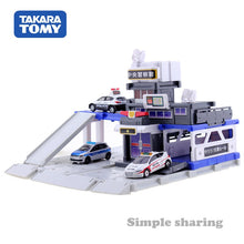 Takara Tomy Tomica Town central Police department building block diecast miniature baby toys model kit hot pop kids dolls